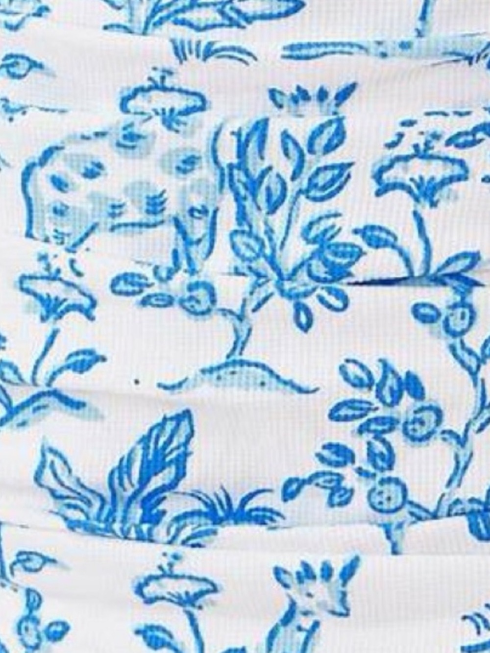 Lilly Pulitzer Flamenco Tankini Top blue white size 4 - Picture 3 of 9